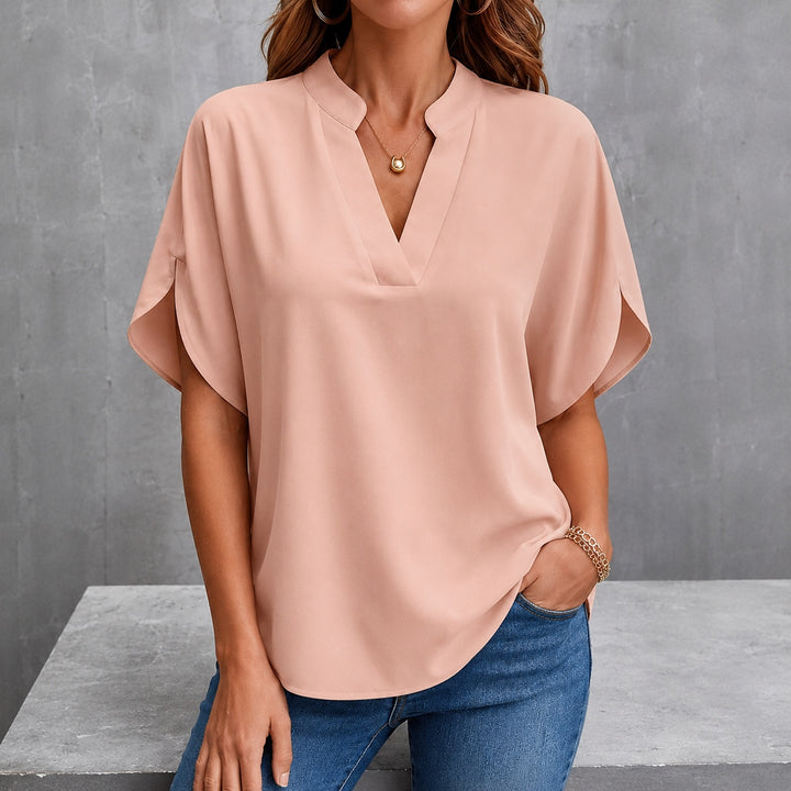 Brezza V-Neck Dolman Blouse — ce_pivot_front_06