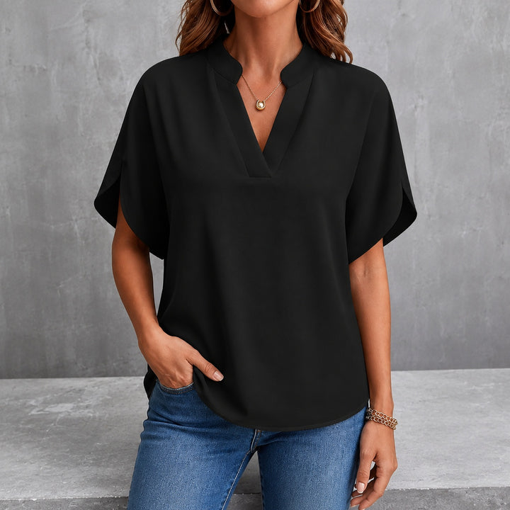 Brezza V-Neck Dolman Blouse — ce_pivot_front_07