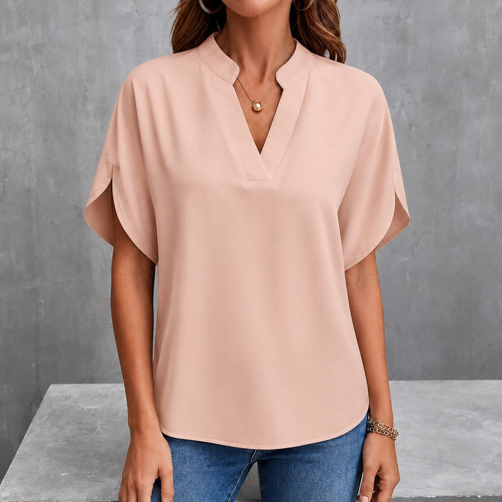 Brezza V-Neck Dolman Blouse — ce_pivot_front_08