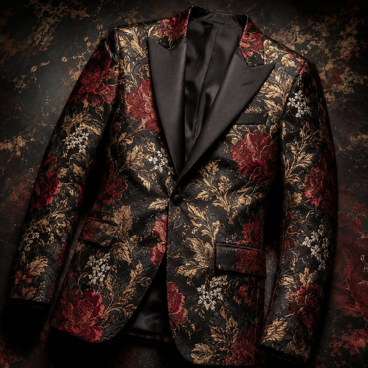Broccato Jacquard Floral Blazer — ce_metastatic_05