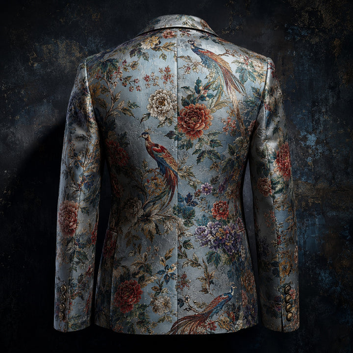 Broccato Jacquard Floral Blazer — ce_metastatic_06