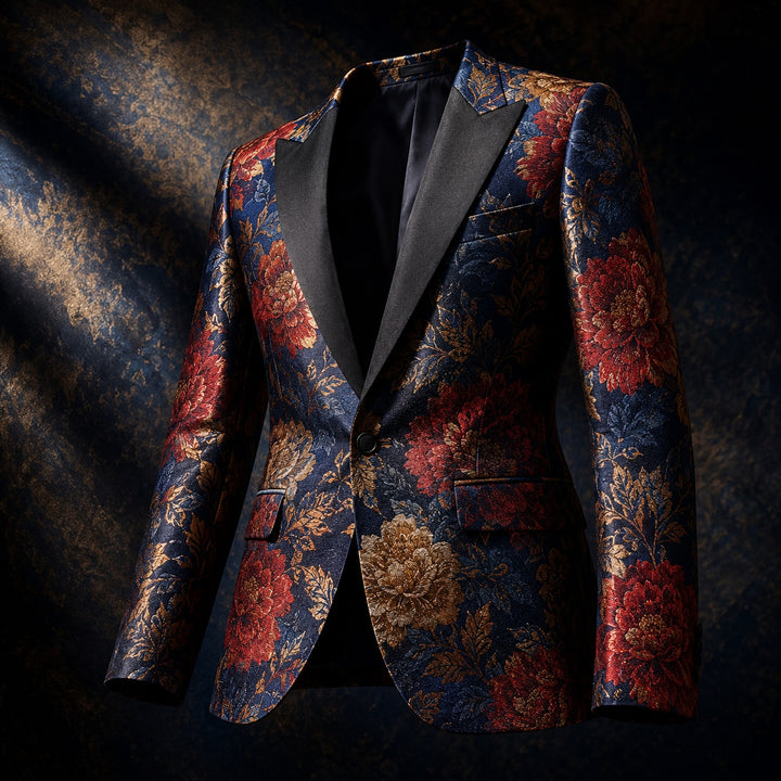 Broccato Jacquard Floral Blazer — ce_metastatic_07