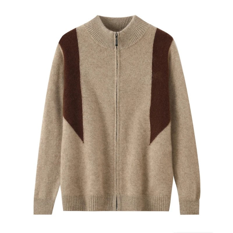 Ridgeline Colorblock Wool Cardigan