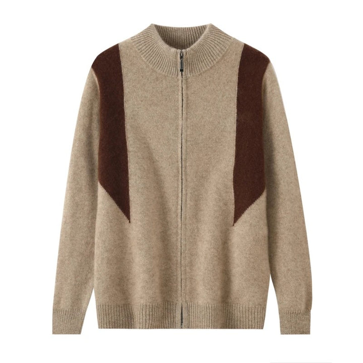 Ridgeline Colorblock Wool Cardigan