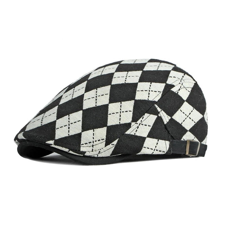 Caddie Argyle Flat Cap