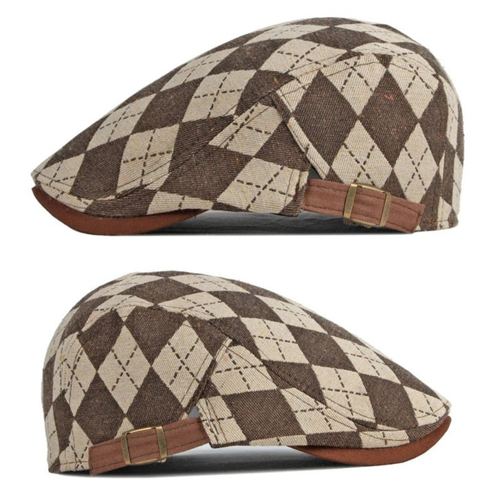 Caddie Argyle Flat Cap