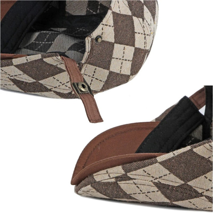 Caddie Argyle Flat Cap