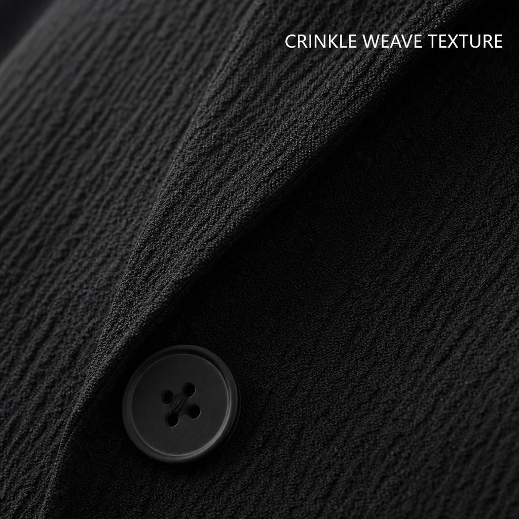Crinkle Textured Casual Suit Set — 02_crinkle_texture_macro