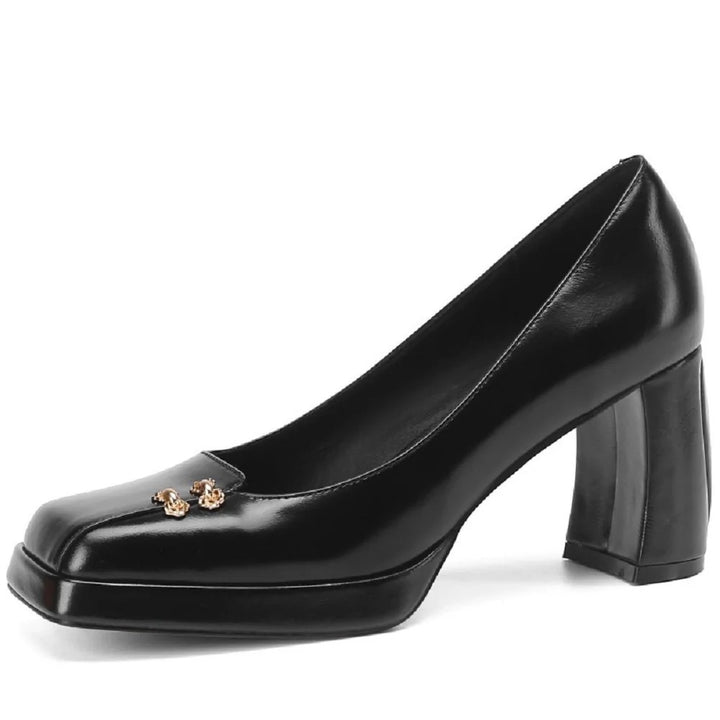 Regent Block-Heel Pumps