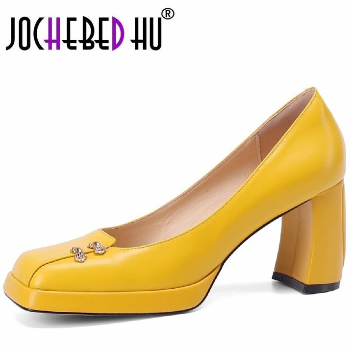 Regent Block-Heel Pumps