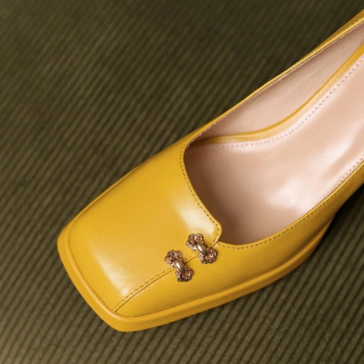 Regent Block-Heel Pumps
