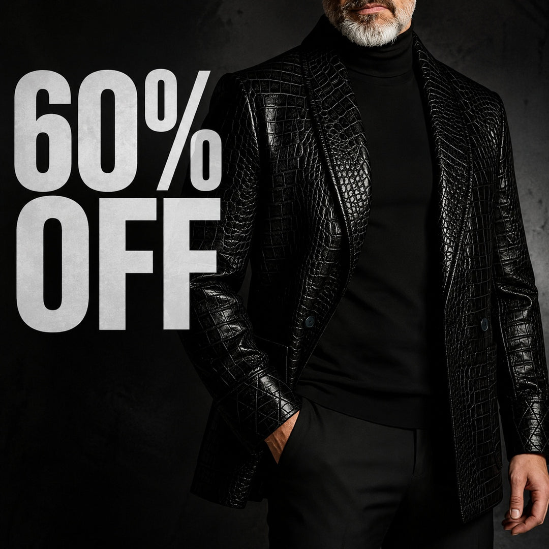 Caimano Croc-Embossed Leather Blazer — ce_metastatic_03