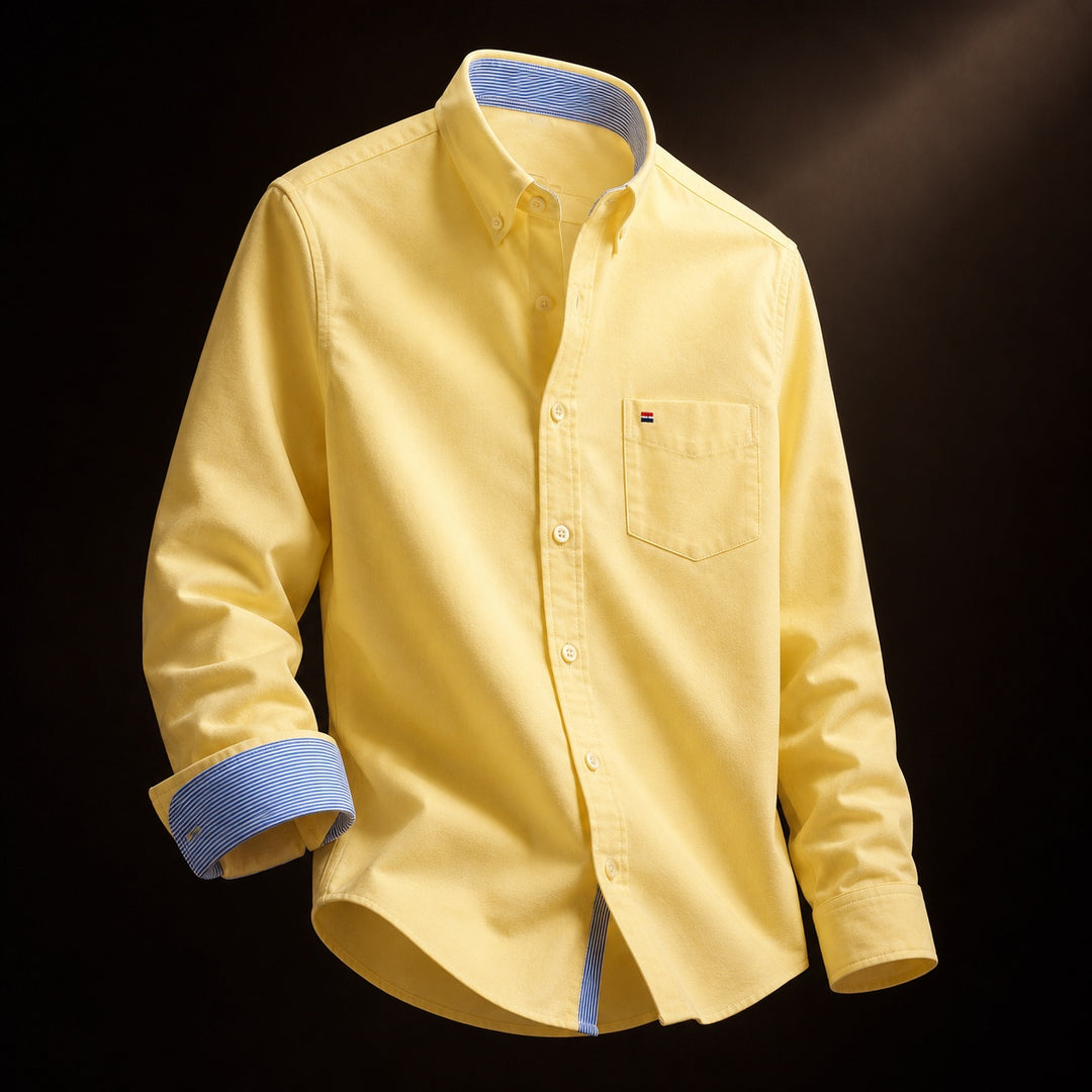 Cantore Oxford Cotton Shirt — ce_metastatic_01