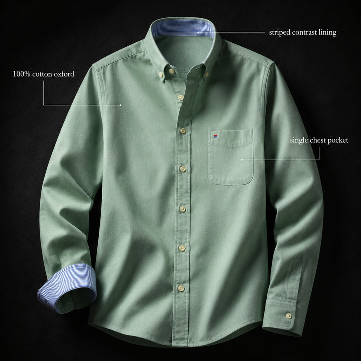 Cantore Oxford Cotton Shirt — ce_metastatic_04