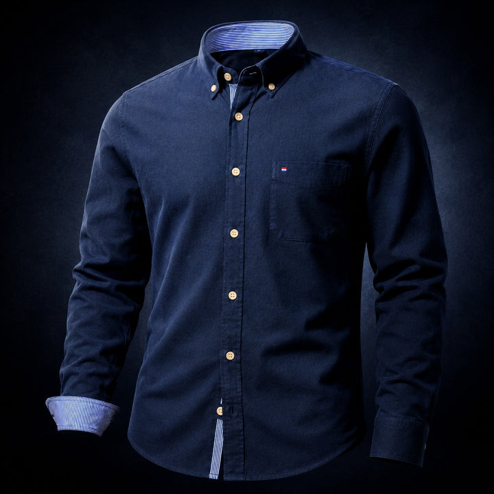 Cantore Oxford Cotton Shirt — ce_metastatic_06