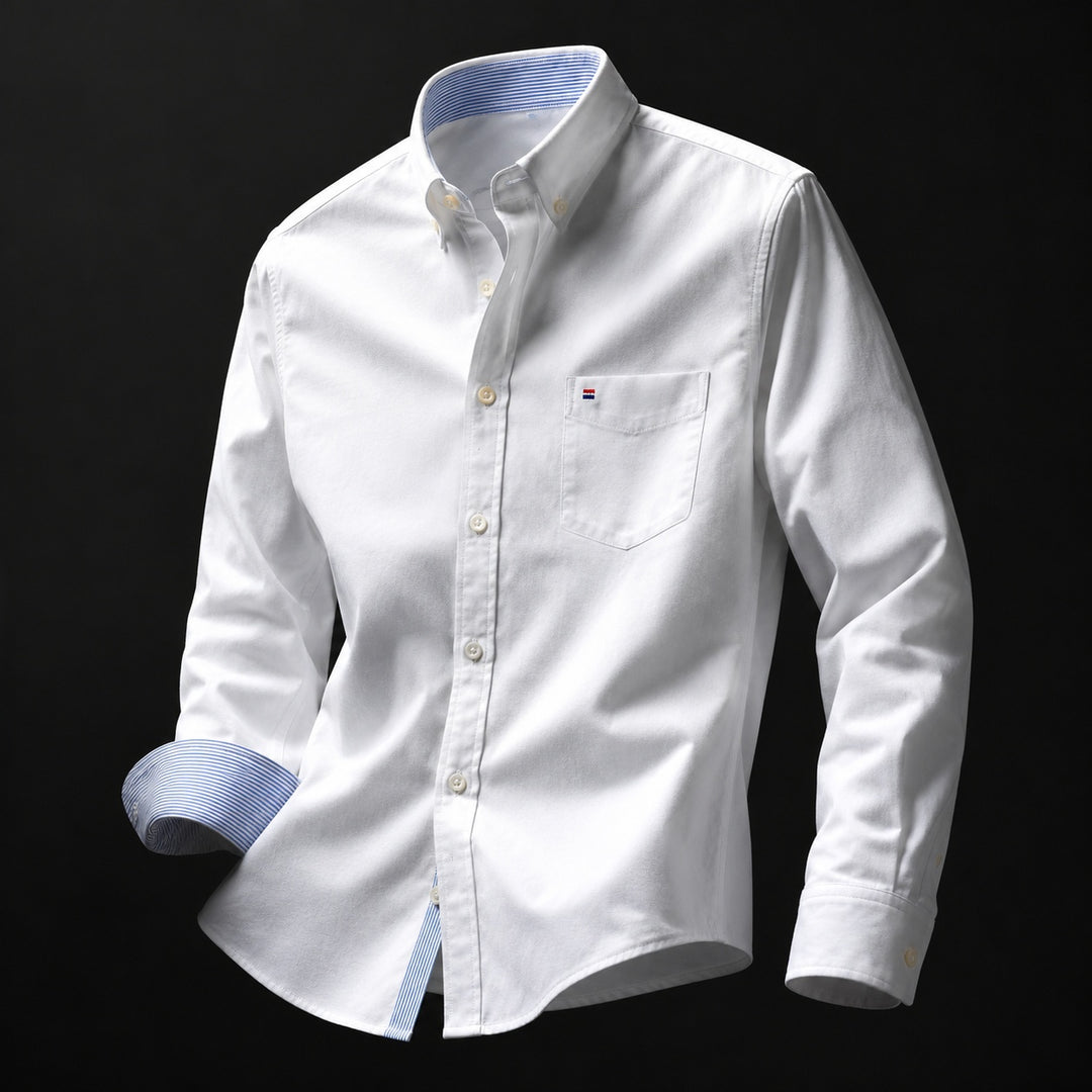 Cantore Oxford Cotton Shirt — ce_metastatic_07