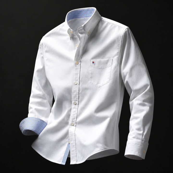 Cantore Oxford Cotton Shirt — ce_metastatic_07