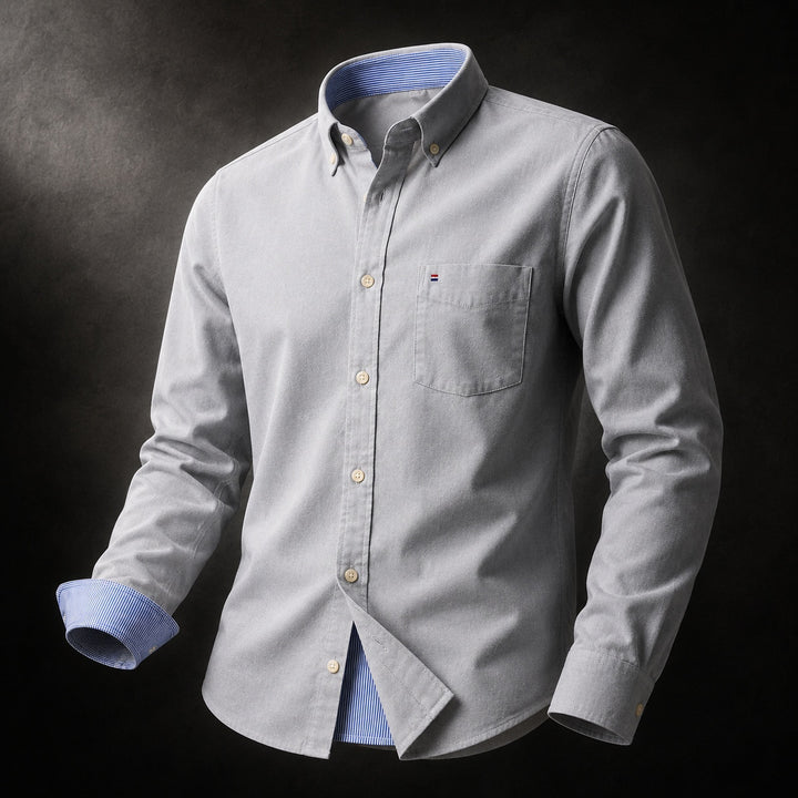 Cantore Oxford Cotton Shirt — ce_metastatic_08