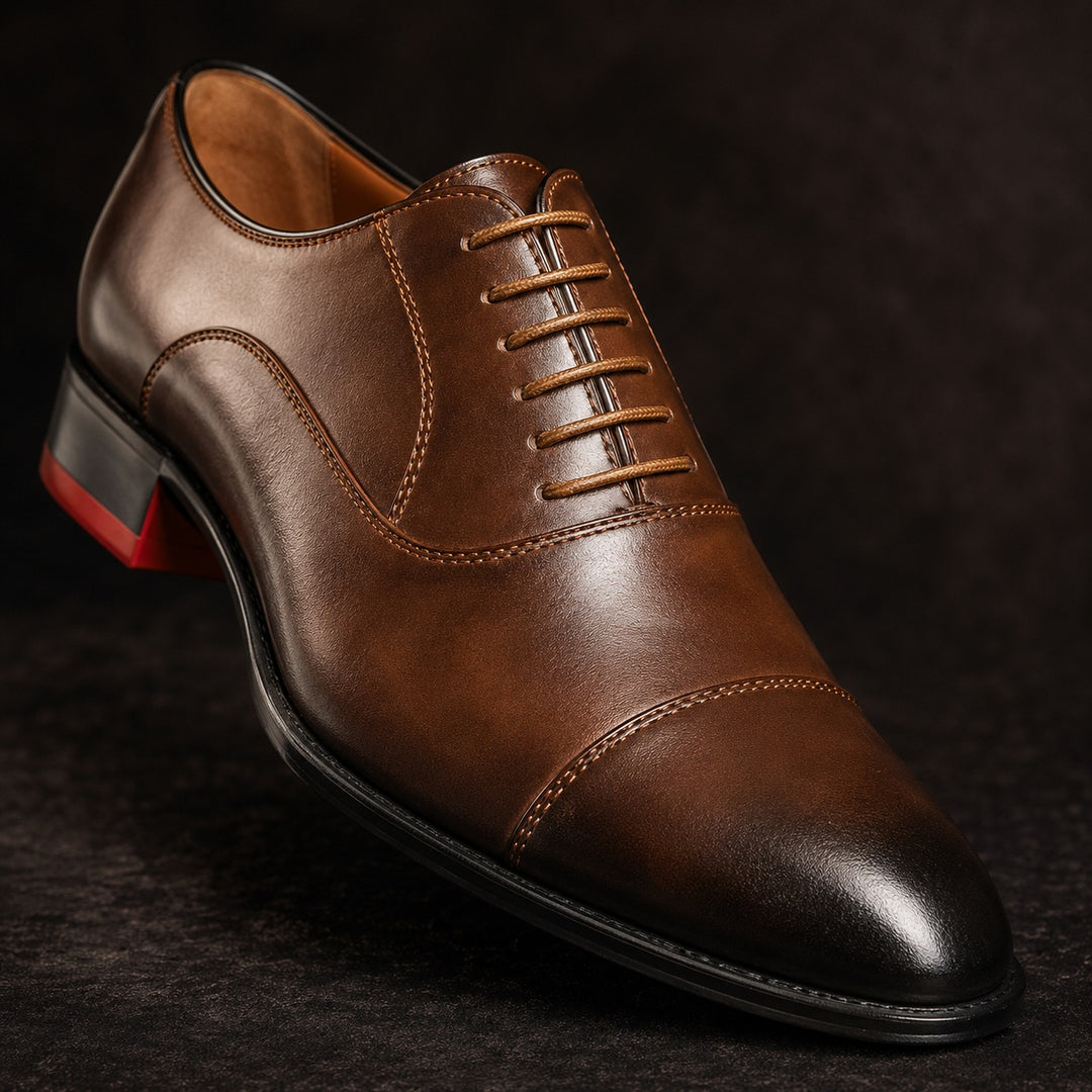 Cardinale Red Sole Oxfords — ce_metastatic_01