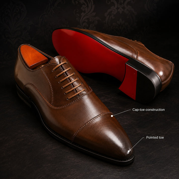 Cardinale Red Sole Oxfords — ce_metastatic_07
