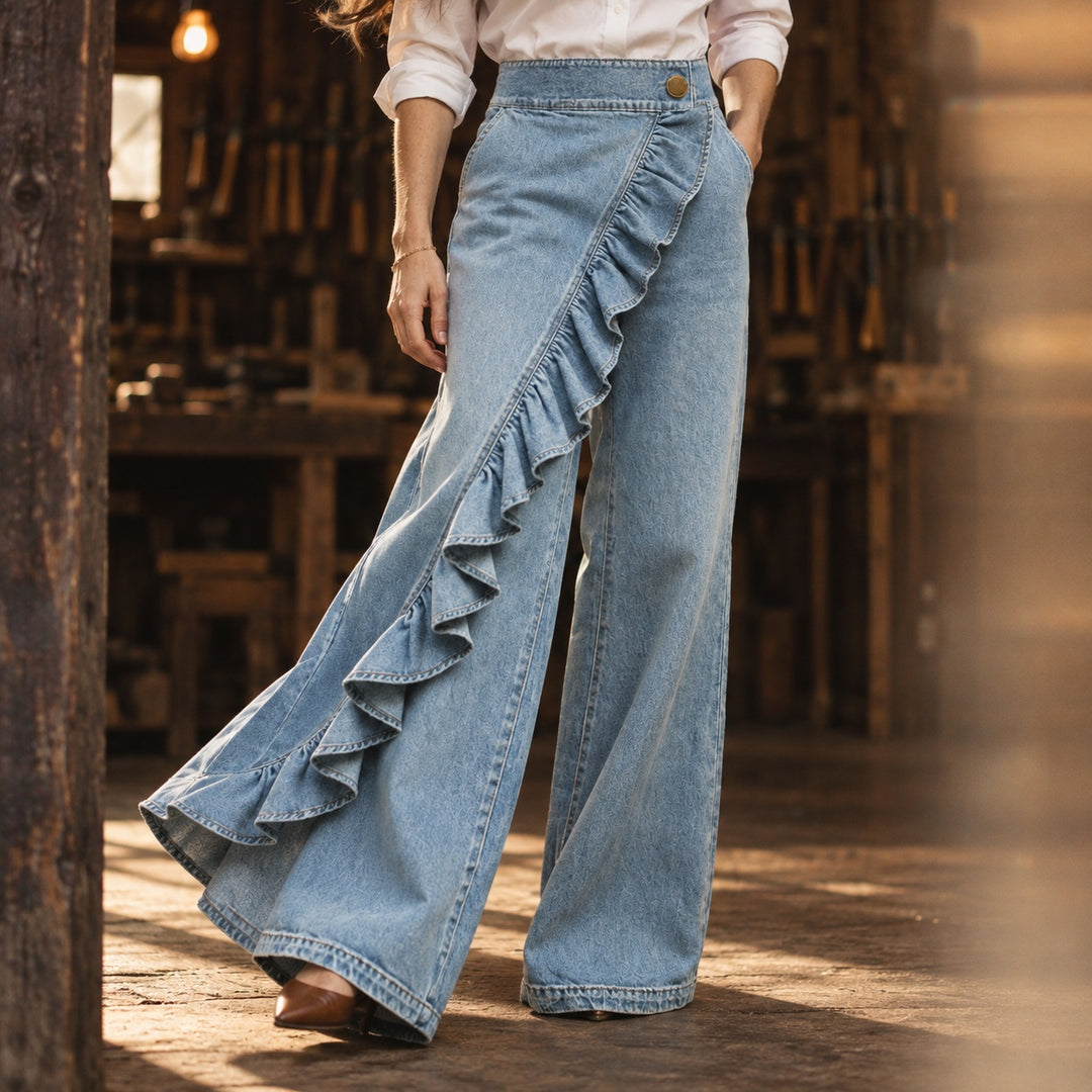 Cascade Ruffle Wide-Leg Jeans — ce_maiden_01