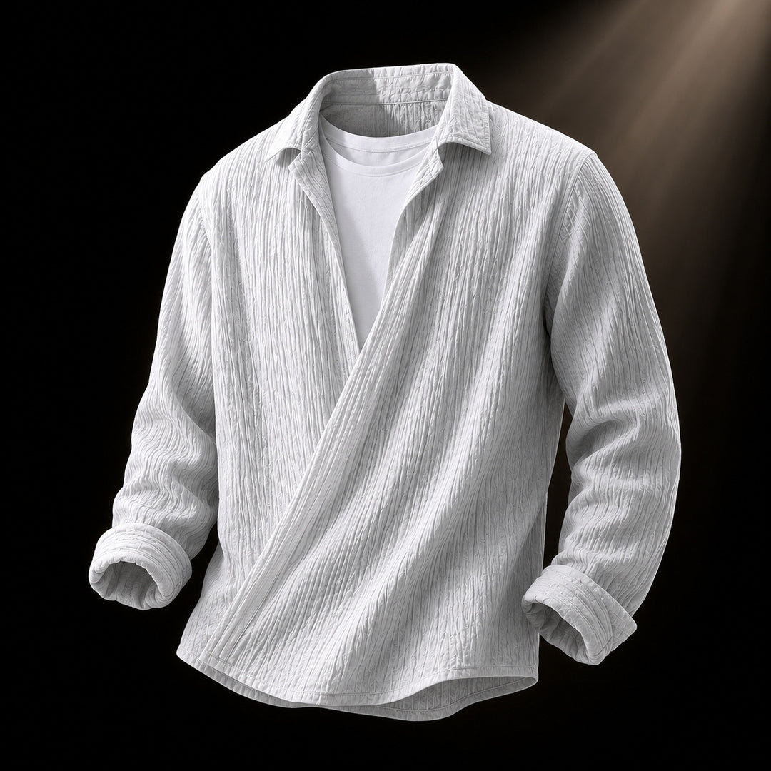 Cascata Pleated Wrap Shirt — ce_soul_s3_01