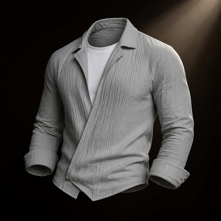 Cascata Pleated Wrap Shirt — ce_soul_s3_01