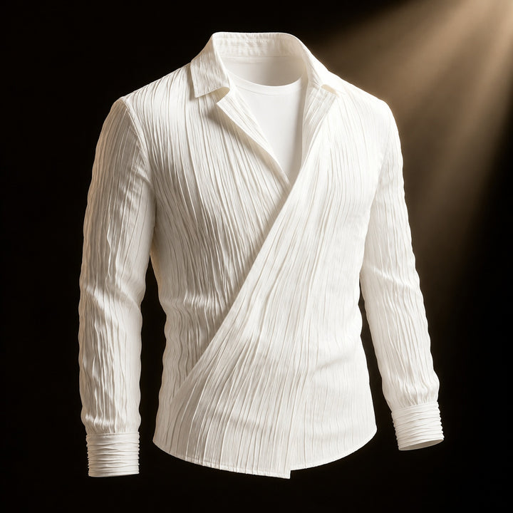 Cascata Pleated Wrap Shirt — ce_soul_s3_01