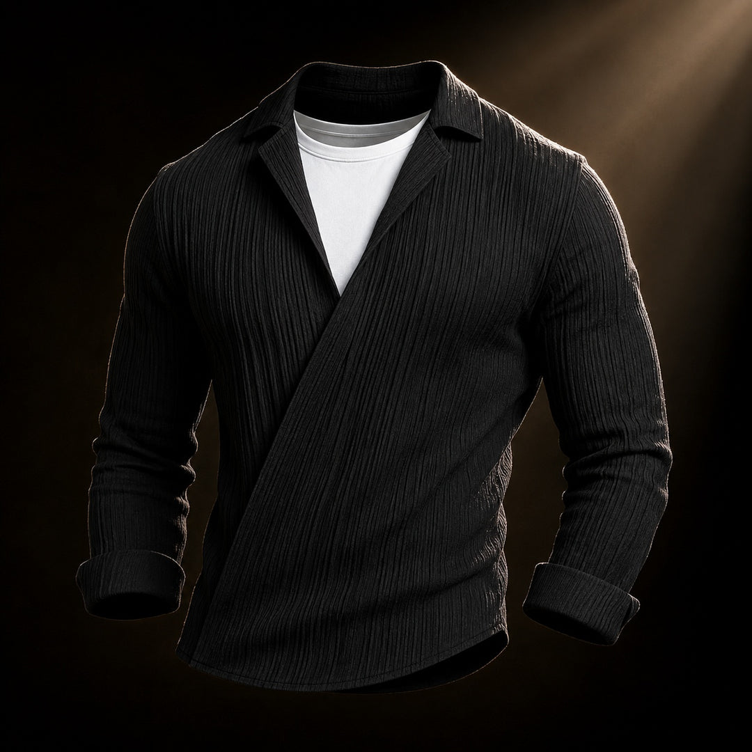 Cascata Pleated Wrap Shirt — ce_soul_s3_01