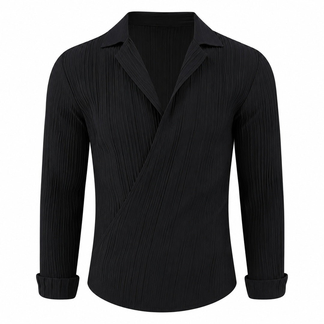 Cascata Pleated Wrap Shirt — ce_wb_01