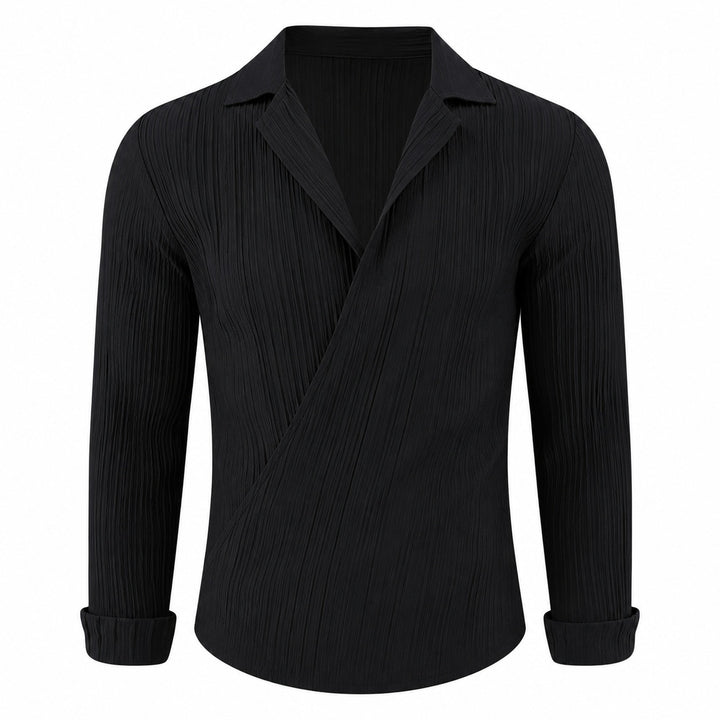 Cascata Pleated Wrap Shirt — ce_wb_01