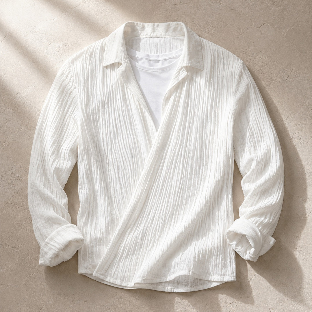 Cascata Pleated Wrap Shirt — ce_soul_s1_01