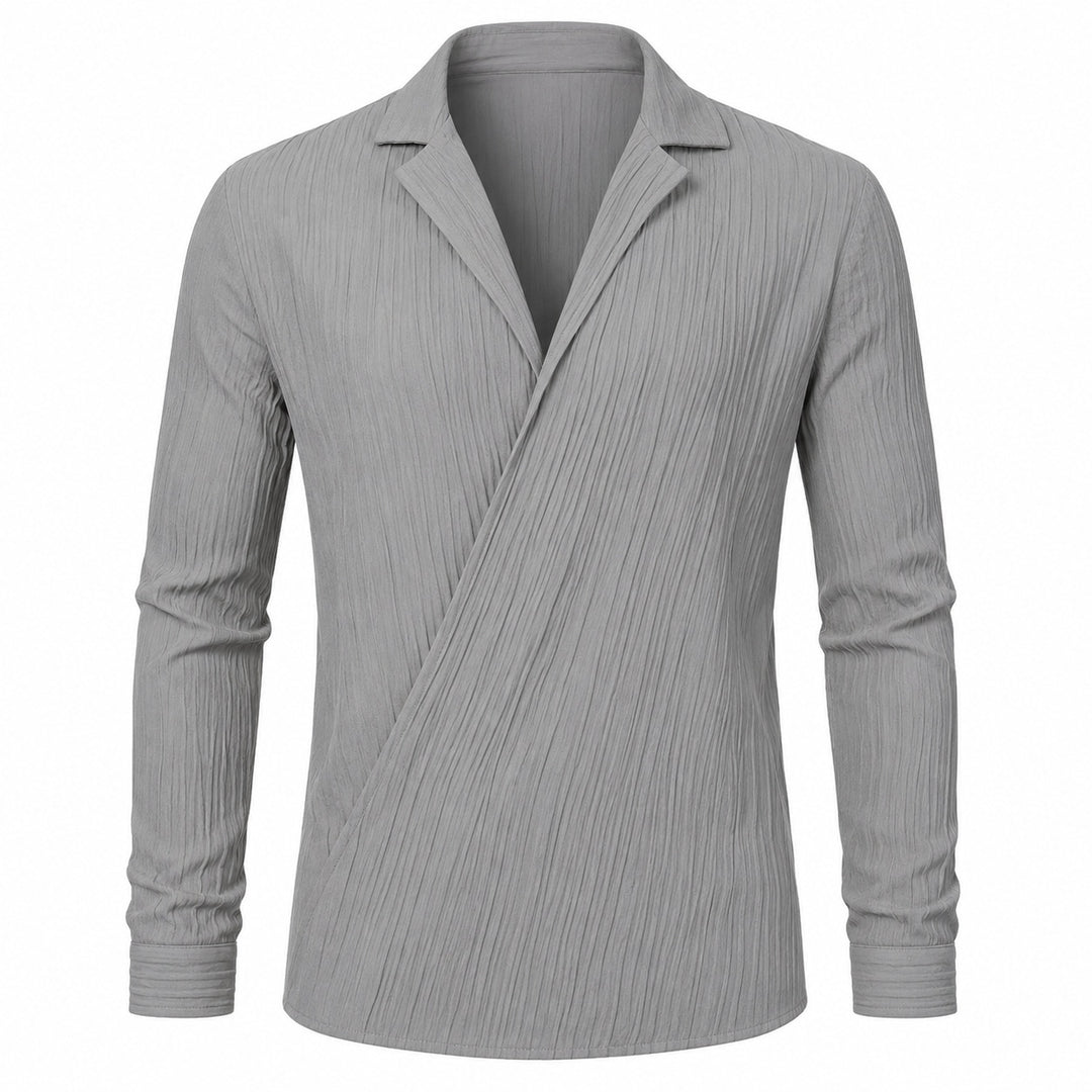 Cascata Pleated Wrap Shirt — ce_wb_01