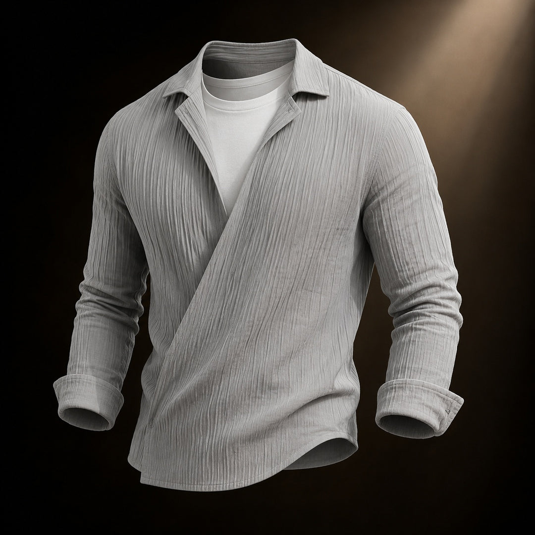 Cascata Pleated Wrap Shirt — ce_soul_s3_01