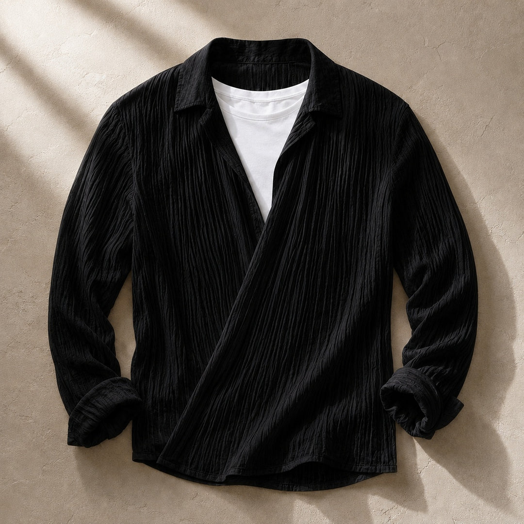 Cascata Pleated Wrap Shirt — ce_soul_s1_01