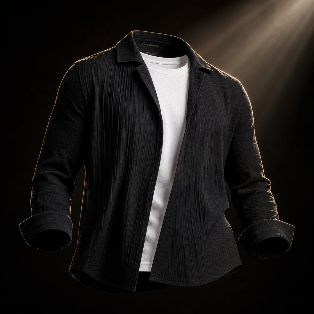 Cascata Pleated Wrap Shirt — ce_soul_s3_01