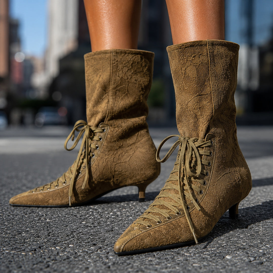 Cavaliera Lace-Up Pointed Ankle Boots — ce_brooklyn_s1_01