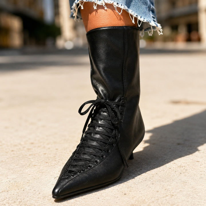 Cavaliera Lace-Up Pointed Ankle Boots — ce_brooklyn_s2_01