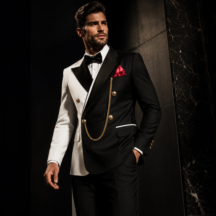 Cavaliere Chain Double-Breasted Tuxedo — ce_metastatic_01