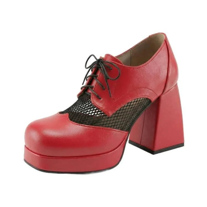 Verona Mesh Oxford Pumps
