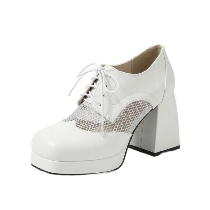 Verona Mesh Oxford Pumps