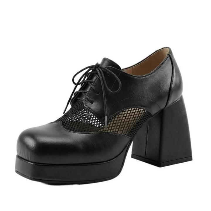 Verona Mesh Oxford Pumps