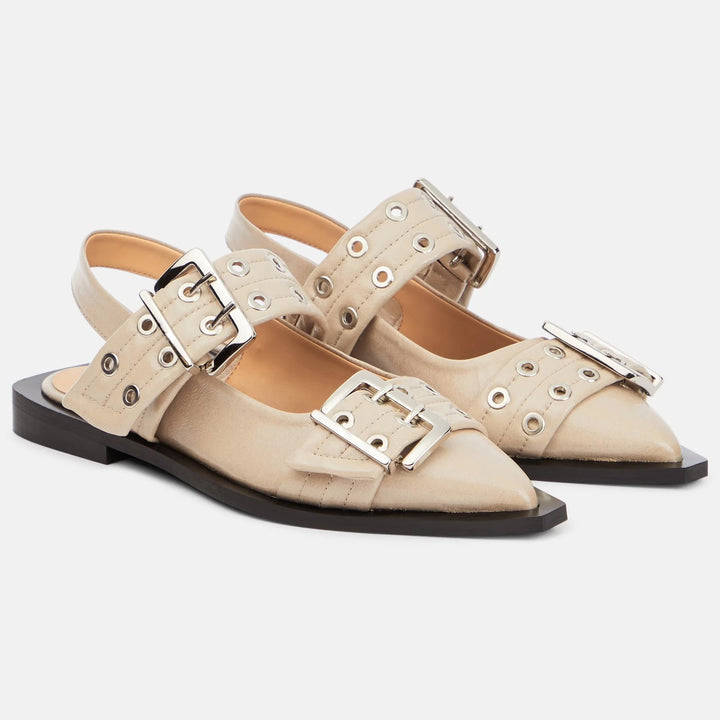 Wren Buckle Slingbacks