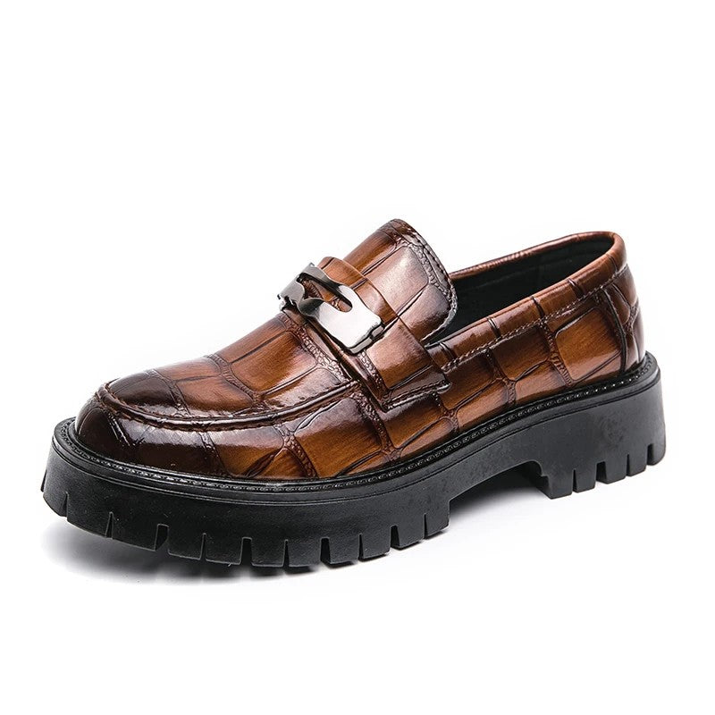 Vittorio Embossed Loafers