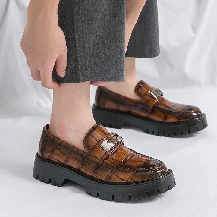 Vittorio Embossed Loafers