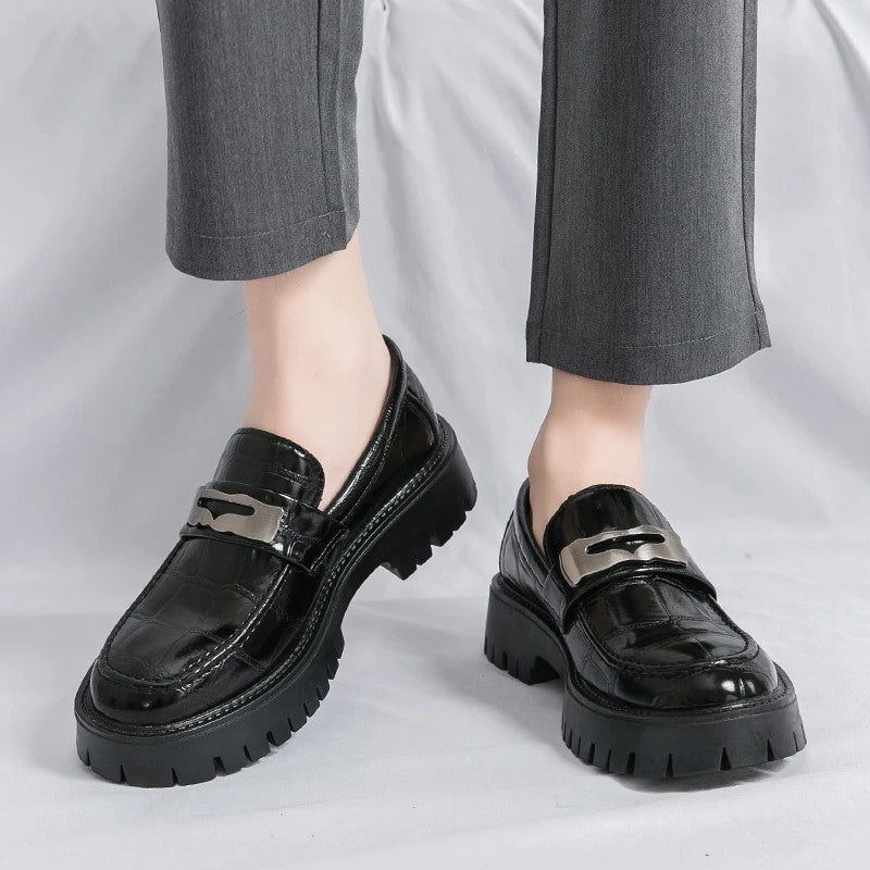 Vittorio Embossed Loafers