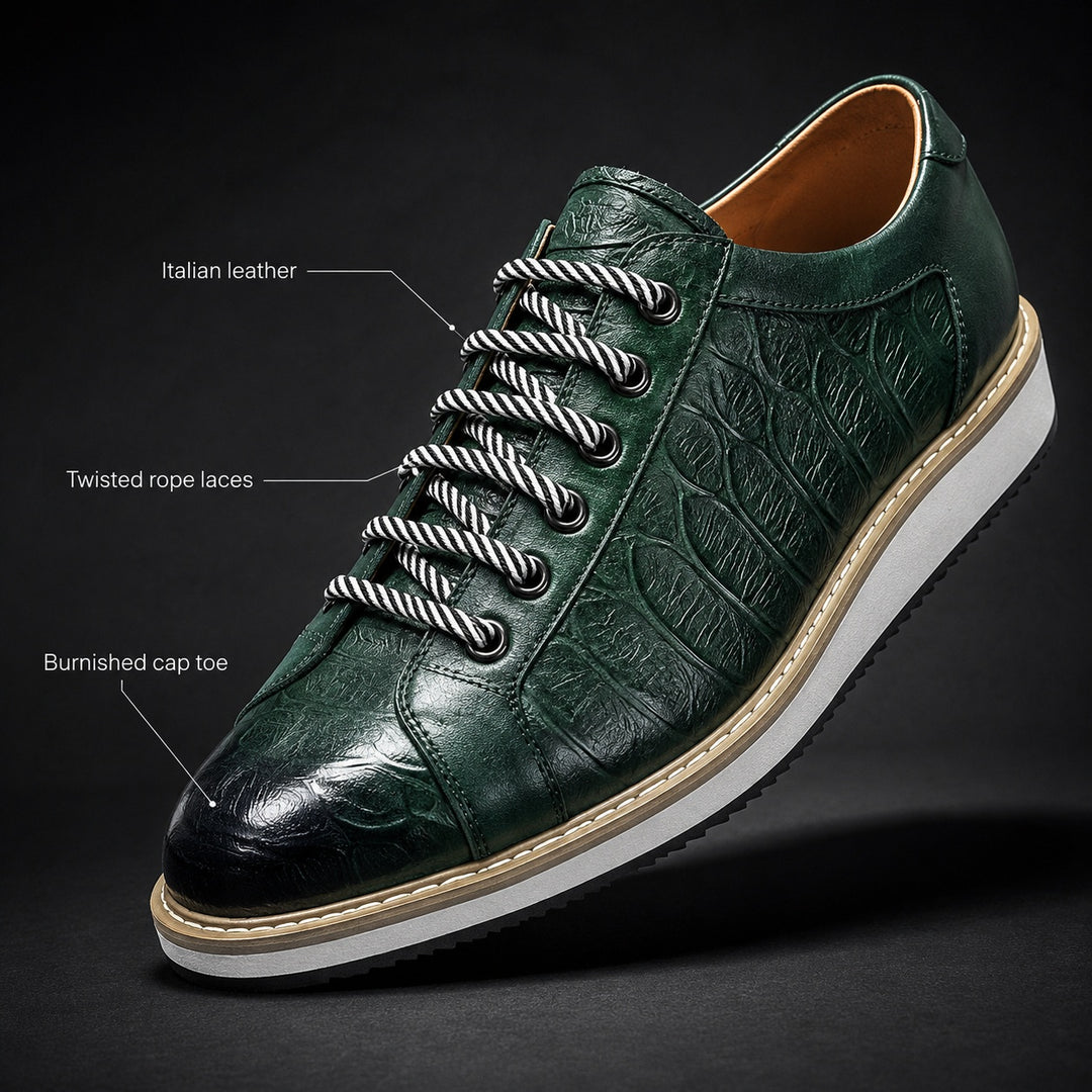 Coccodrino Croc-Embossed Leather Sneakers — ce_metastatic_03