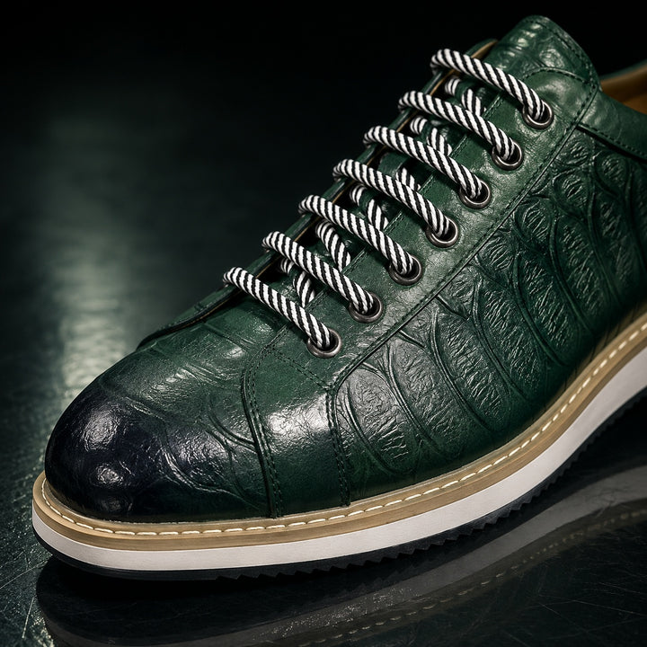 Coccodrino Croc-Embossed Leather Sneakers — ce_metastatic_07