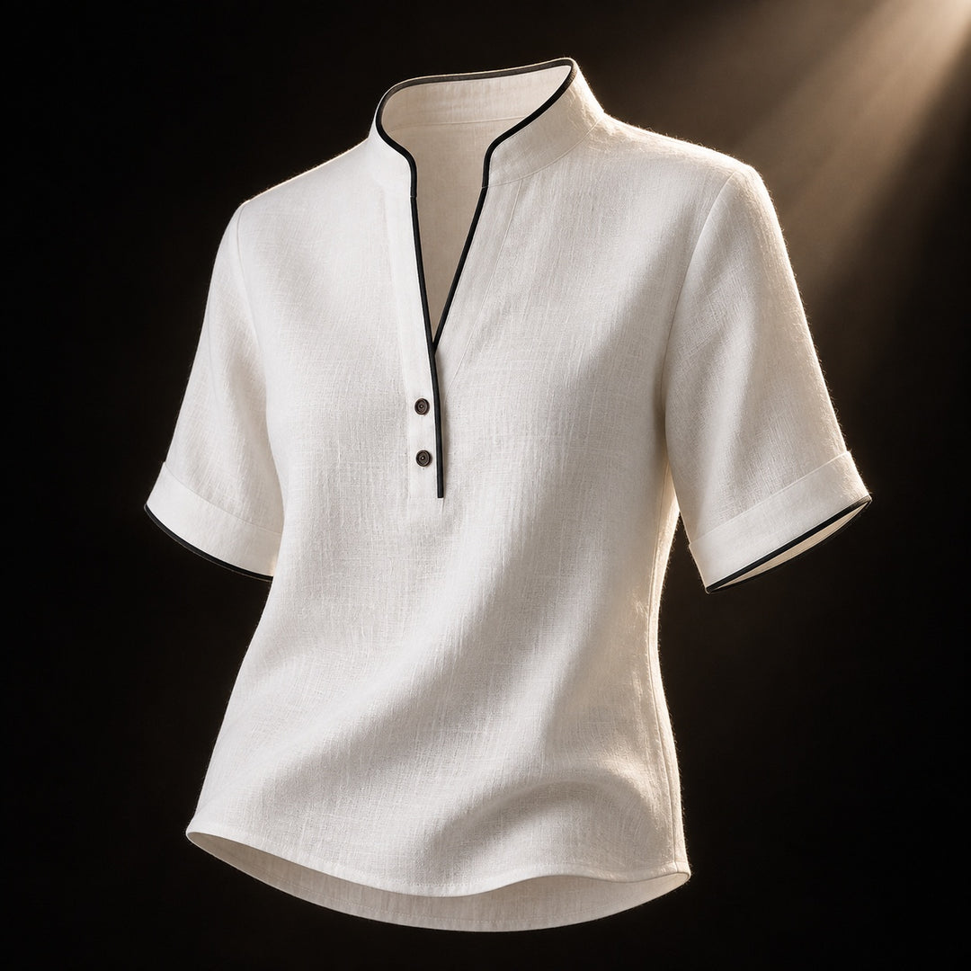 Cortina Contrast Trim Blouse — ce_soul_s3_01