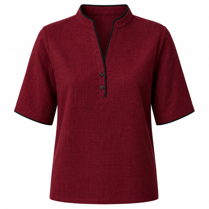 Cortina Contrast Trim Blouse — ce_wb_01